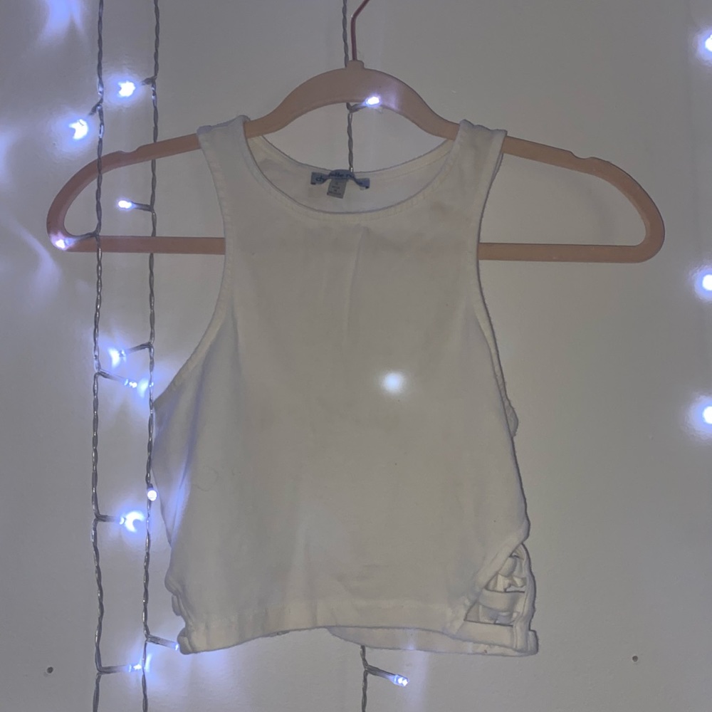White Crop Top